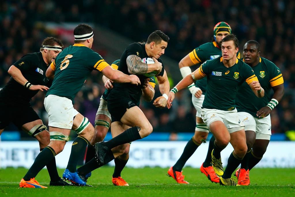 Sonny Bill Williams é uma das grandes armas dos All Blacks no banco de reservas. Créditos: Getty Images